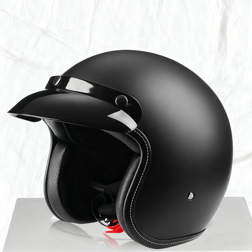 Helm matt schwarz motorrad - matt,