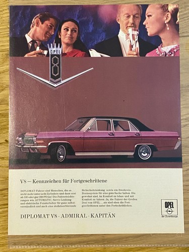 Opel diplomat admiral - diplomat,