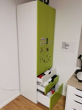 bei Ulm: IKEA Stuva Kleiderschrank Kinderschrank Weiß/Grün wie Malad Smastad
