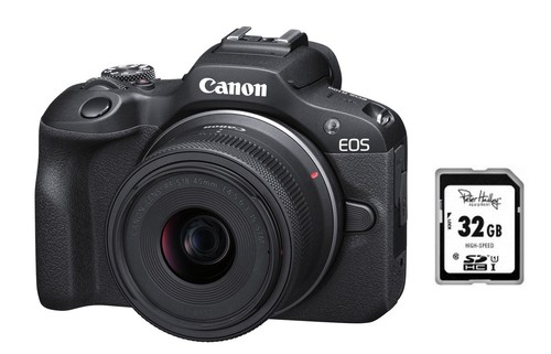 Canon eos r100 - +, 18-45mm