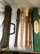 Blockflöte Konvolut Moeck