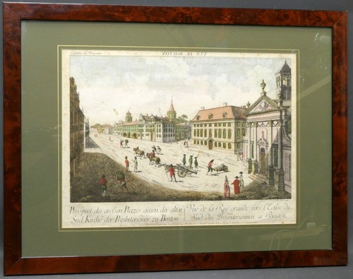 Colorierter kupferstich - colorierter,