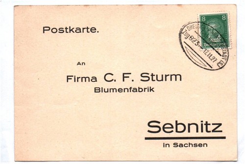 Postkarte bahnpost stempel zug - postkarte,