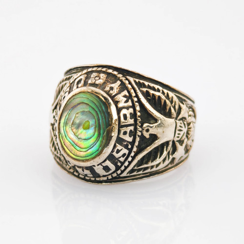Silberring mit abalone - mit,