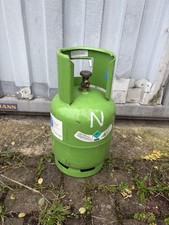 Leerflasche Klimagas R134a | Kältemittel Leer  12 Kilo Grün Glasflasche Flache