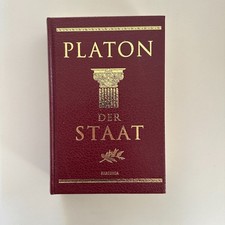 Der Staat - Cabra-Leder-Ausgabe von Platon, Otto Apelt - Sehr Gut - T16