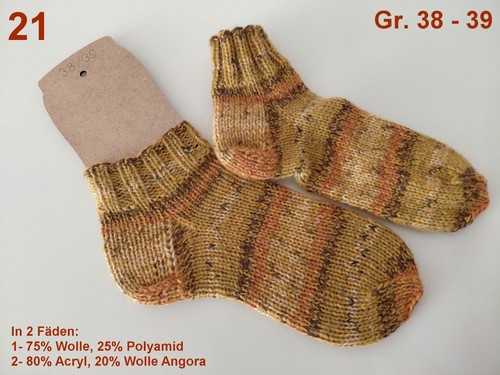 Handgestrickte dicke kurze
