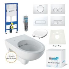 Geberit Vorwandelement Renova WC spülrandlos Beschichtung Drückerplatte