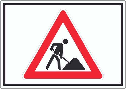 Achtung baustelle symbol - achtung,