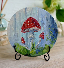 Toadstool Oil Painting 15cm