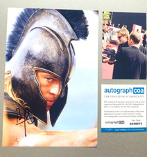BRAD PITT "Troja" In-person signed Foto 20x30 Autogramm ACOA COA + Foto