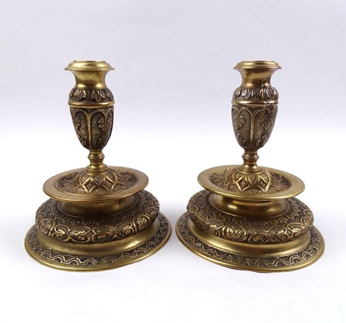 Paar antike bronze - antike,