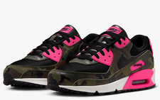 Nike Air Max 90 PRM Camo Pack Sequoia Hyper Pink Sneaker Schuhe 45.5 IF1721-300