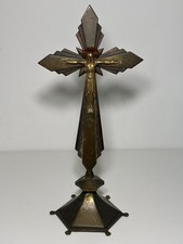 Art Deco Standkruzifix aus