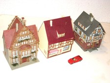 Vollmer, Faller  : 3  Fachwerkhäuser für Kleinstadt , gut erhalten