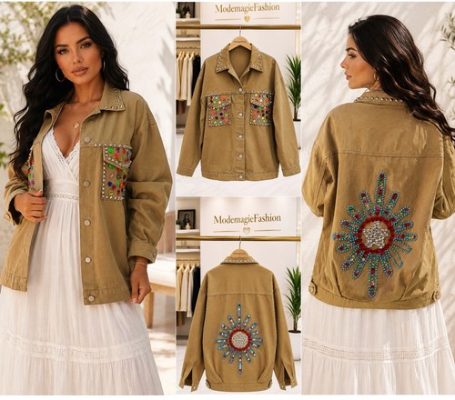 Neu denim boho jacke - 38,