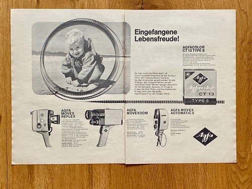 1964 agfa film kamera movex - agfa,