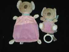 2x Beauty Baby Koala Bär Mädchen Spieluhr rosa Schmusetuch Kuscheltuch neuwertig