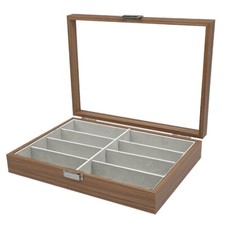 Holz Brillenkoffer 8 Brillen