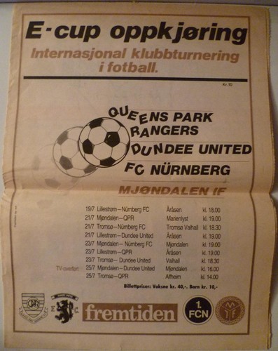 Programm norwegen 1987 fc - norwegen, 1.