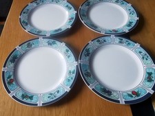 Melamin Campinggeschirr: Gold Fish 4 Essteller