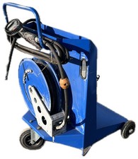 Mobile Diesel Tankanlage – Schlauchaufroller & Digitalzähler für Werkstatt/Farm