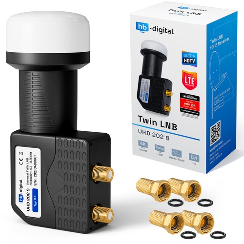 Digital twin lnb 1db - 0,1db, hd