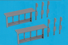Modelscene 5192 Bushaltestellen (pk2) Spur N