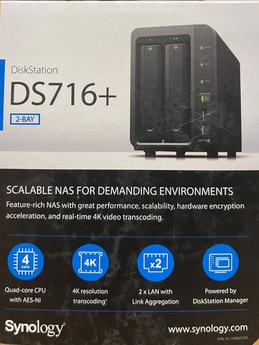Synology ds716 nas inkl - synology, inkl.