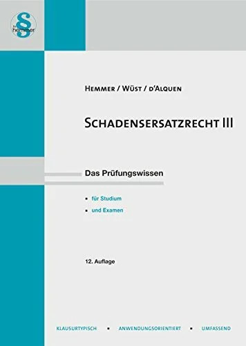 Schadenersatzrecht iii skript - schadenersatzrecht,