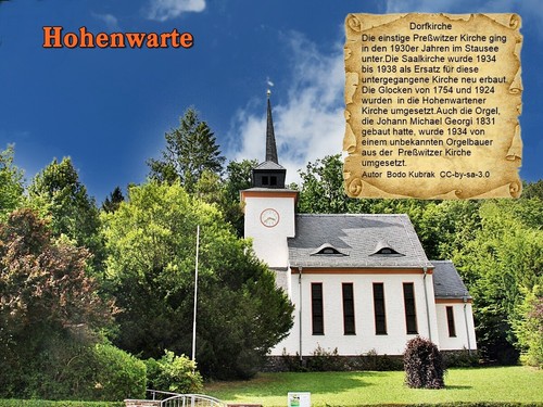 Hohenwarte dorfkirche - hohenwarte,