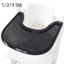 Hochstuhltablett kompatibel mit Stokke Tripp Trapp Chair Weiß Schwarz Grau DHL