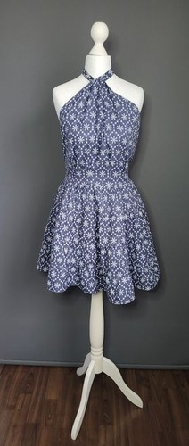 Minikleid sommerkleid blau - minikleid,