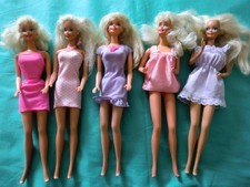 Vintage Barbie 5 charmante Schönheiten aus den 80er / 90er Jahren in Dessous!