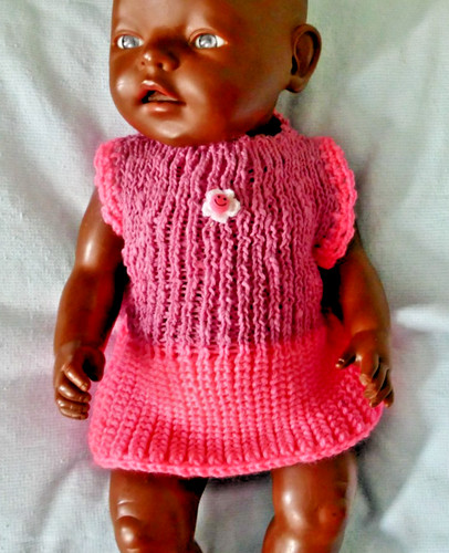 Kleid tunika gestrickt rosa - tunika,