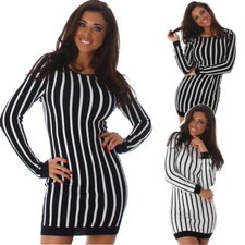 Damen Feinstrick Stretch-Kleid