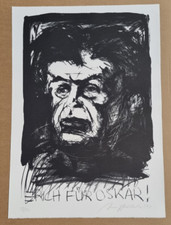 Alfred Hrdlicka handsigniert