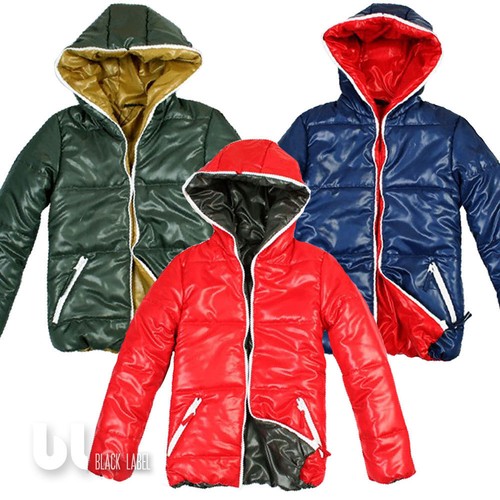 Wattierte winter jacke kinder - wattierte,