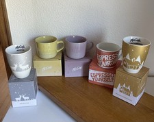 5 McDonalds McCafe Tasse Becher mit OVP Kaffee Espresso Merrycino Weihnachten