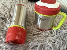 Original "SET" Audi Thermobecher & Trinkflasche  neu , nie benutzt 