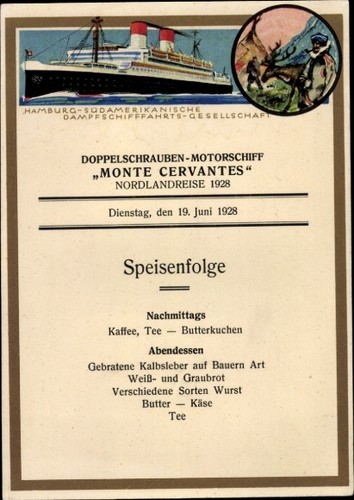 Doppelschrauben motorschiff - ak, doppelschrauben-motorschiff
