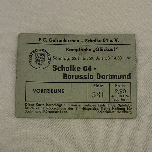 Fußball eintrittskarte - fußball,
