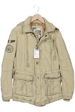 Jet Lag Jacke Herren Anorak Jacket Kurzmantel Gr. M Baumwolle Beige #bzouqtg
