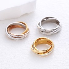 Damen ring dreiteilig - damen,
