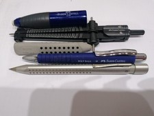 Faber Castell Konvult Zirkel Kugelschreiber Bleistift Radierer Spitzer