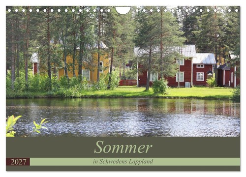 Sommer schwedens lappland - sommer, in