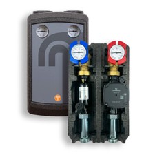 Tuxhorn Pumpengruppe ungemischt Tubra PGR-D DN25 mit Magnetabscheider VL rechts