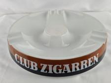 Vintage! Reklame Porzellan Stammtisch Aschenbecher - CLUB ZIGARREN - Werbung