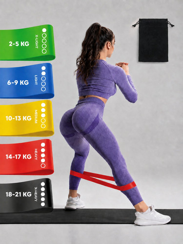 Fitnessbänder 5er set - fitnessbänder,