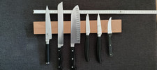 Messer Magnetleiste 40cm Buche dezent schnörkellos  UNBENUTZT